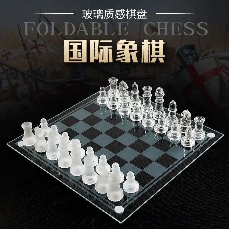 Board Game Vantage - glass crystal occidental chess children casual