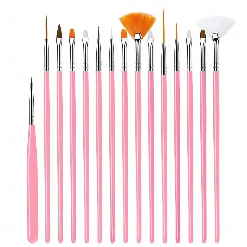 Miniature Painting Set - 15pcs Fine Detail Paint Brush Set