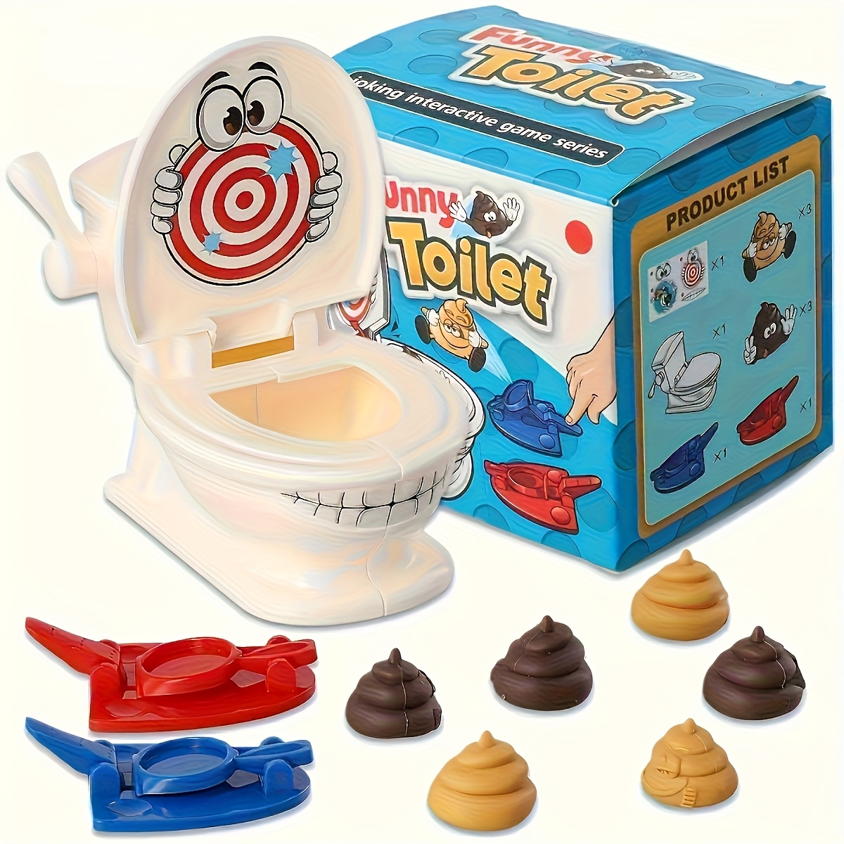 Board Game Ludo - Mini Toilet Anti Stress Toys Two