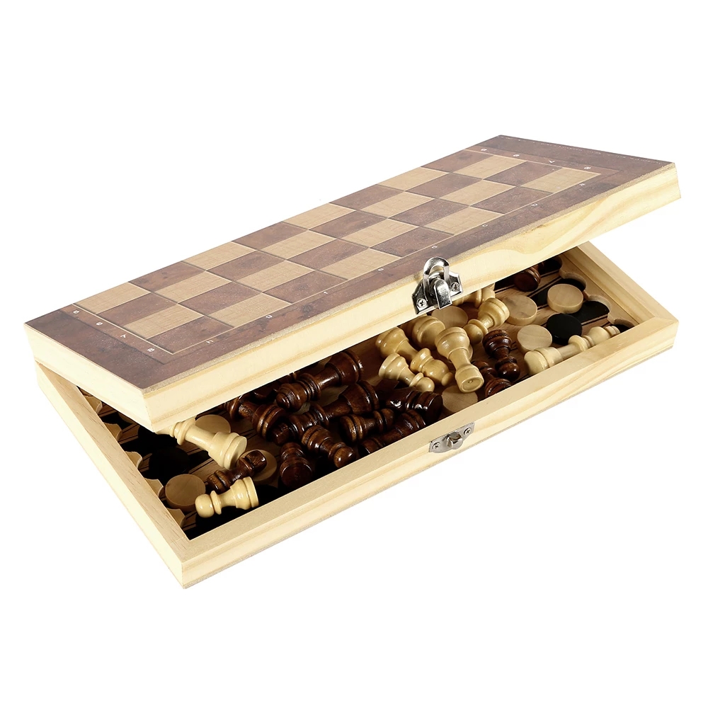 3 in 1 Chess Board, Folding Wo - огляд і ціна Board Game Vantage