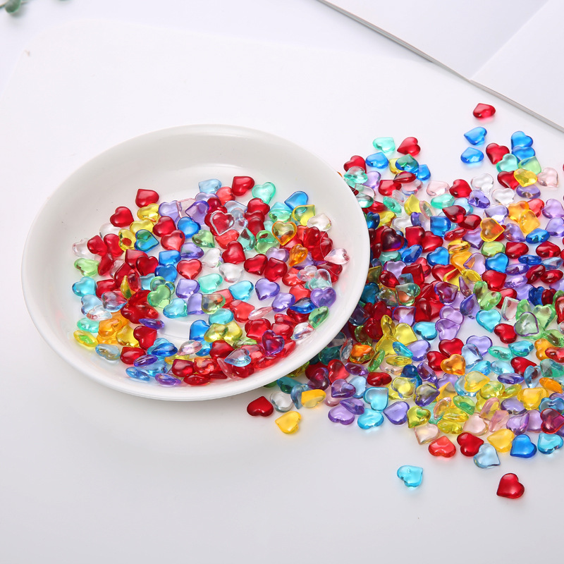 100PCS 10*4mm Heart Shape Acry - огляд і ціна Board Game Impostor