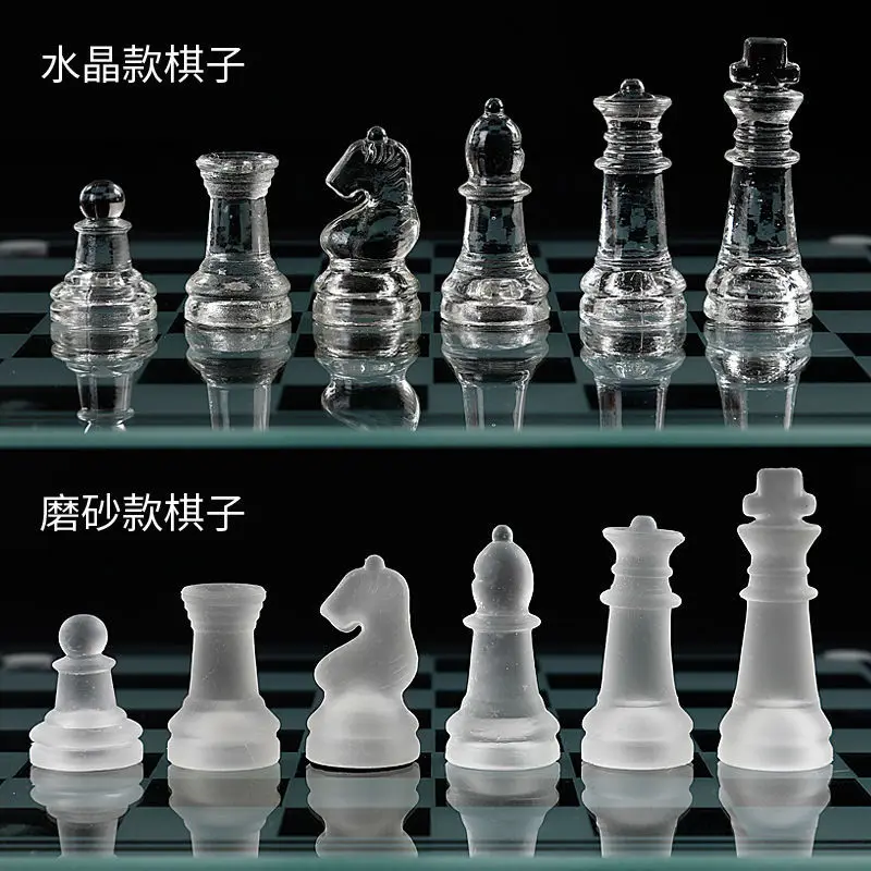 glass crystal occidental chess - огляд і ціна Board Game Vantage