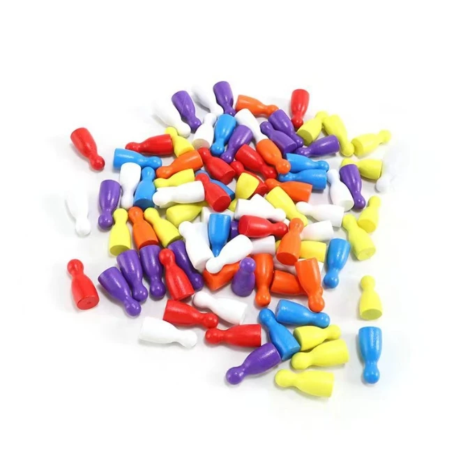 100 Pcs Colorful Wooden Chess  - огляд і ціна Board Game Impostor