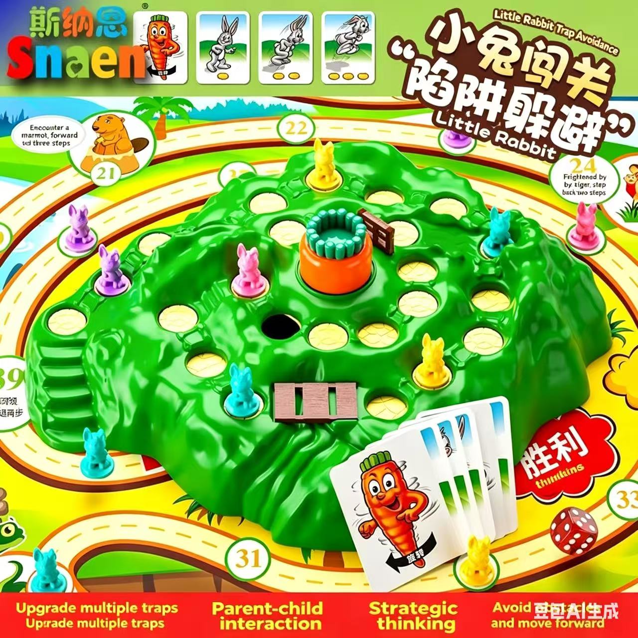 Hot Sale Fun Toy Rabbit Trap U - огляд і ціна Board Game List