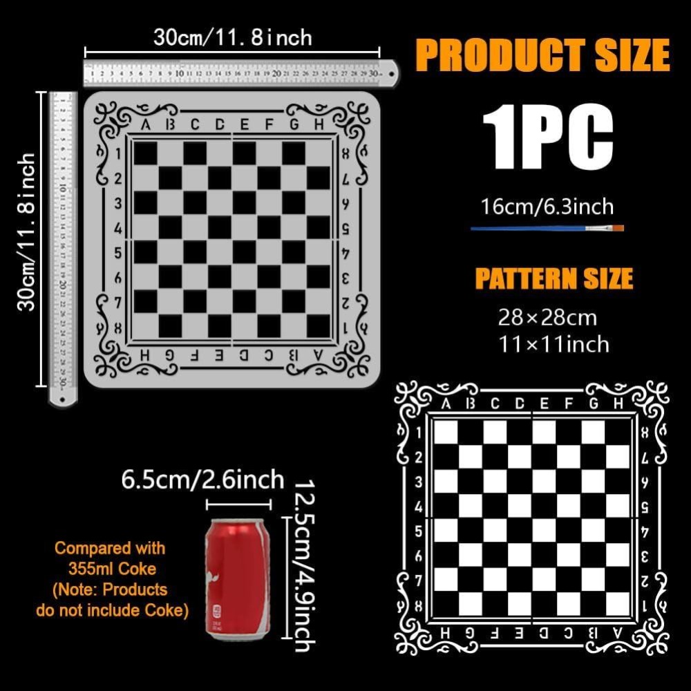 Game Disc Painting Stencil wit - огляд і ціна Board Game Template