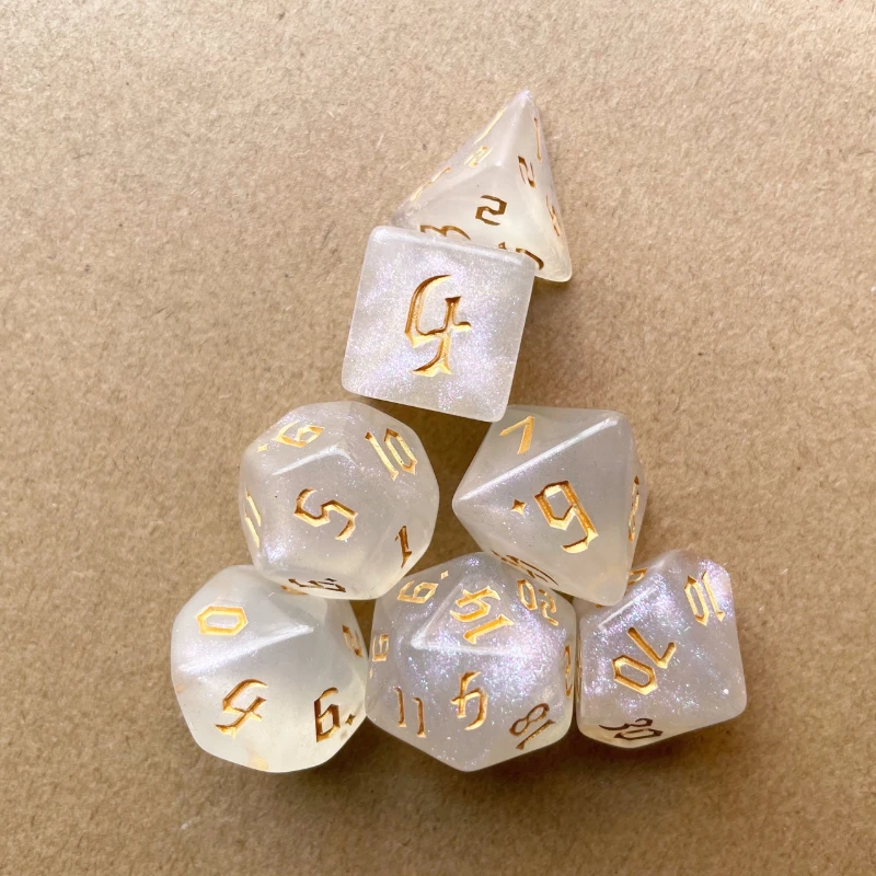 7 Pcs Set New Glitter Gold Fon - огляд і ціна Board Game Font