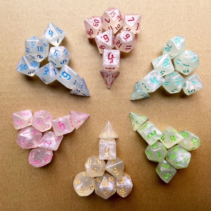 7 Pcs Set New Glitter Gold Fon - огляд і ціна Board Game Font