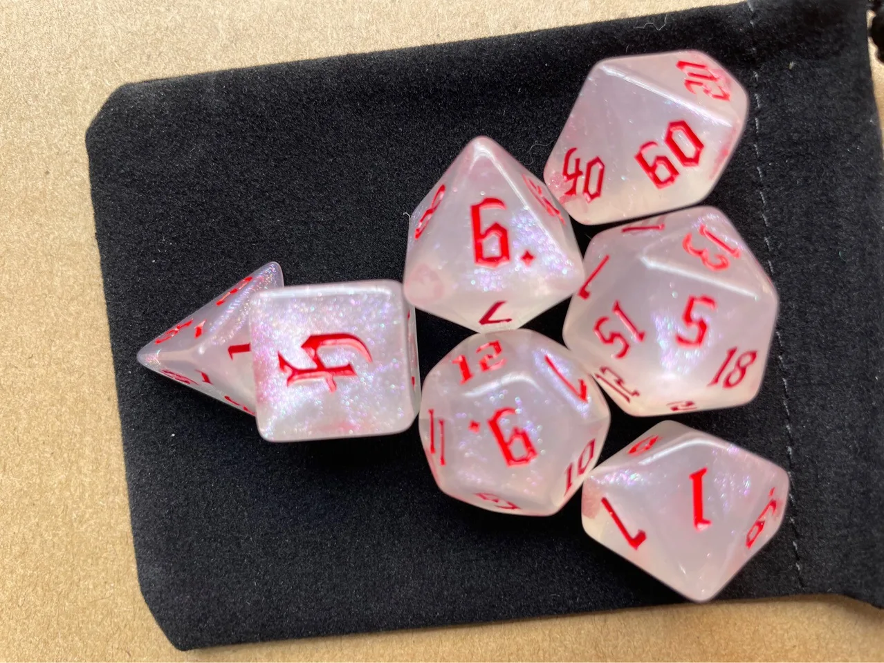 7 Pcs Set New Glitter Gold Fon - огляд і ціна Board Game Font