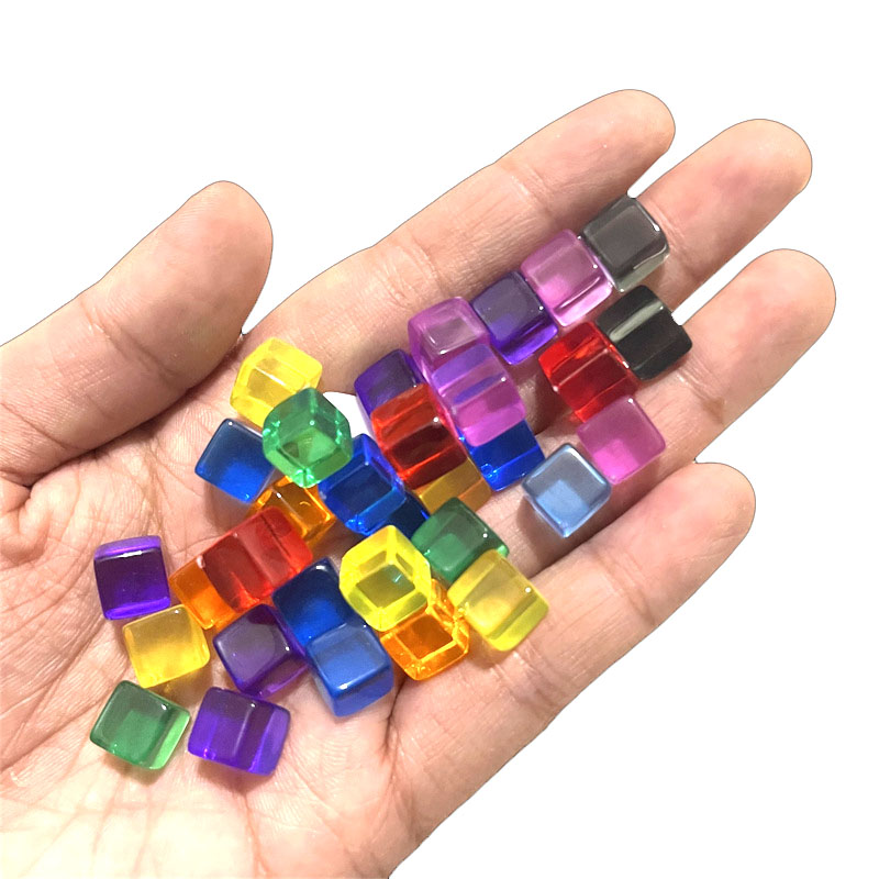 100pcs/set 8mm Clear Cube Dice - огляд і ціна Board Game Impostor