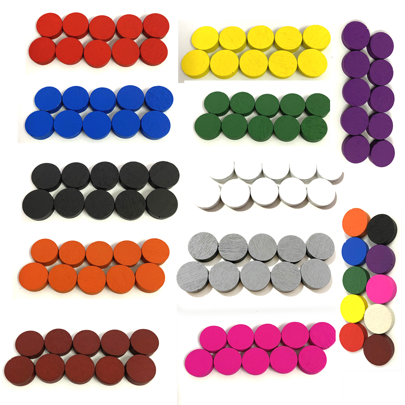 100pieces Diameter 15*5MM Wood - огляд і ціна Board Game Impostor
