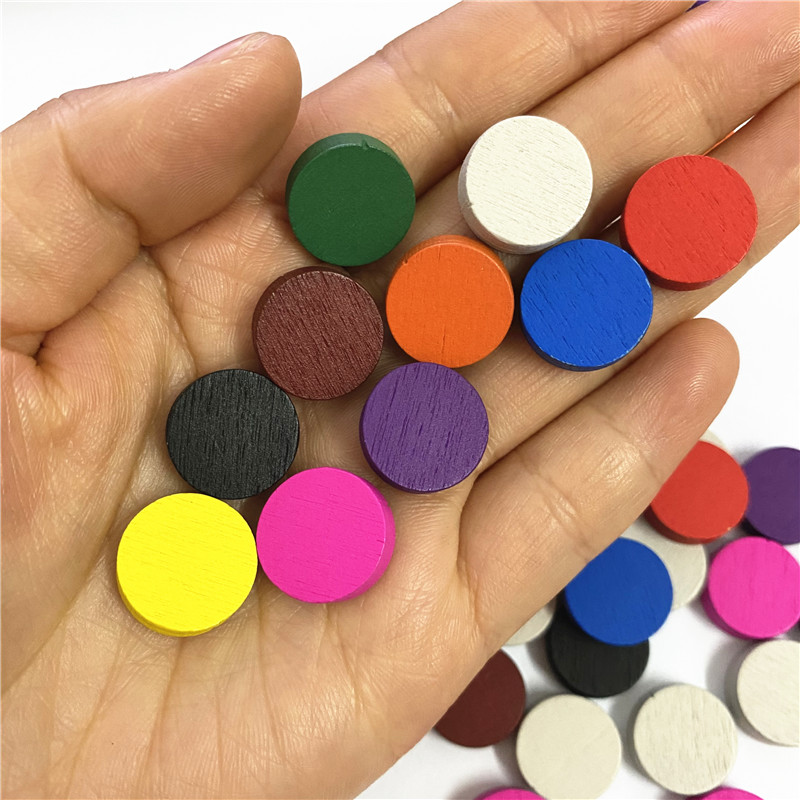 100pieces Diameter 15*5MM Wood - огляд і ціна Board Game Impostor