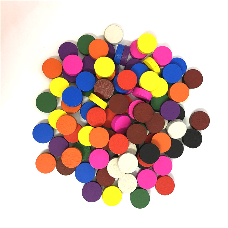 100pieces Diameter 15*5MM Wood - огляд і ціна Board Game Impostor
