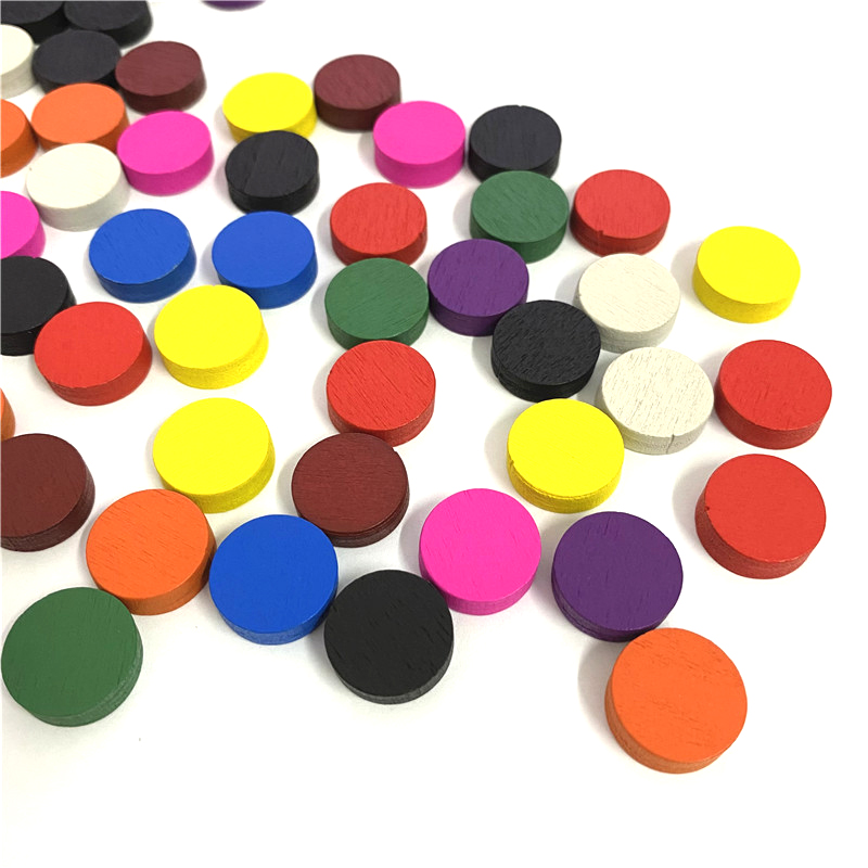 100pieces Diameter 15*5MM Wood - огляд і ціна Board Game Impostor
