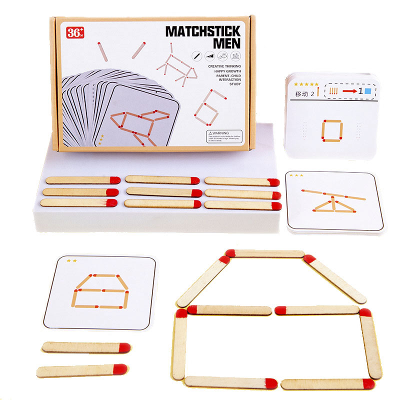 Montessori Matches Puzzles Gam - огляд і ціна Board Game China