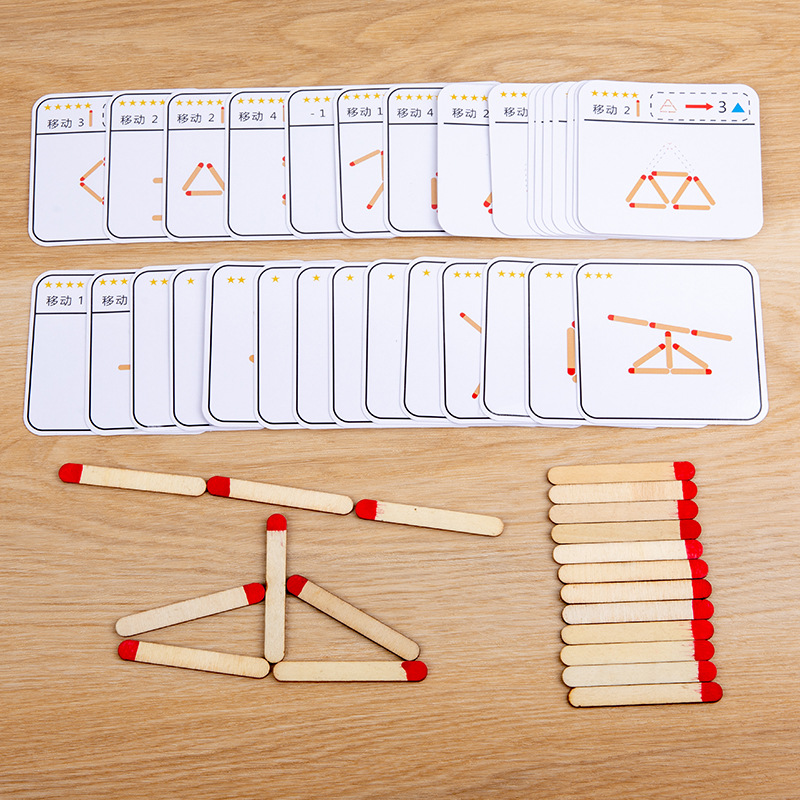 Montessori Matches Puzzles Gam - огляд і ціна Board Game China
