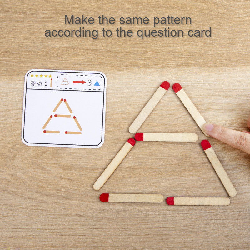 Montessori Matches Puzzles Gam - огляд і ціна Board Game China
