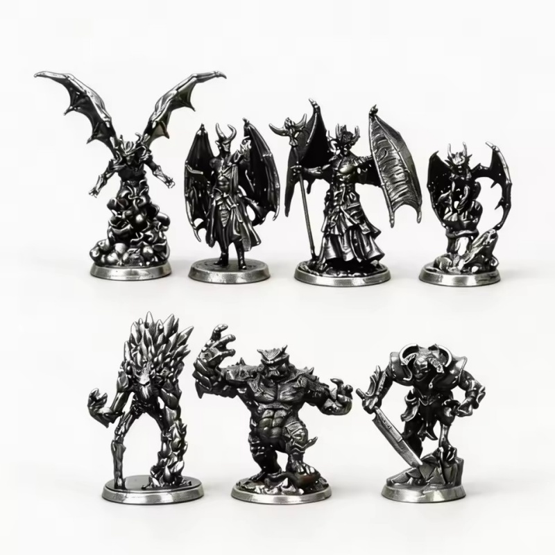 Metal Chess Pieces White Coppe - огляд і ціна Miniature Painting Set