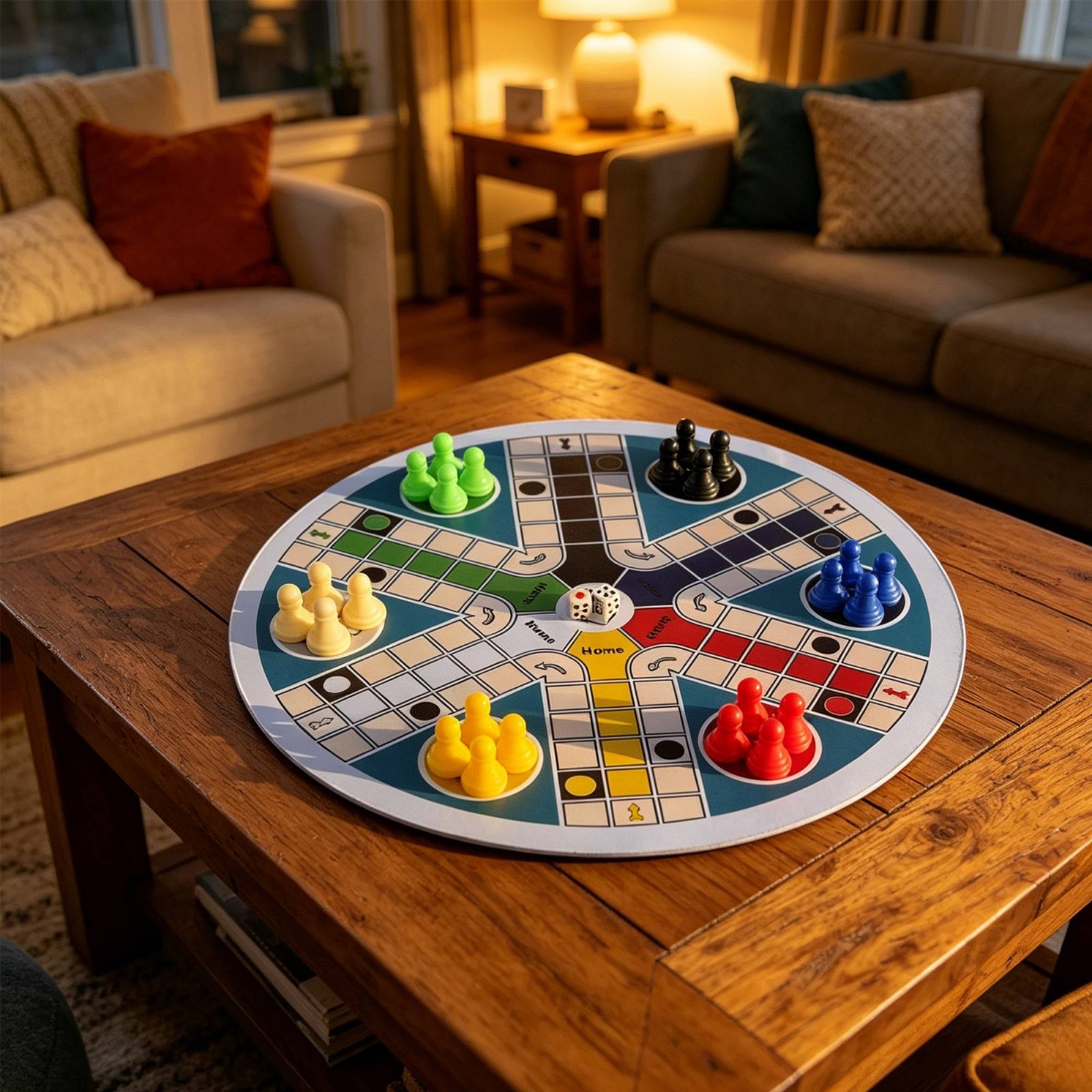 Ludo Game Set 6 Players Round  - огляд і ціна Board Game Ludo