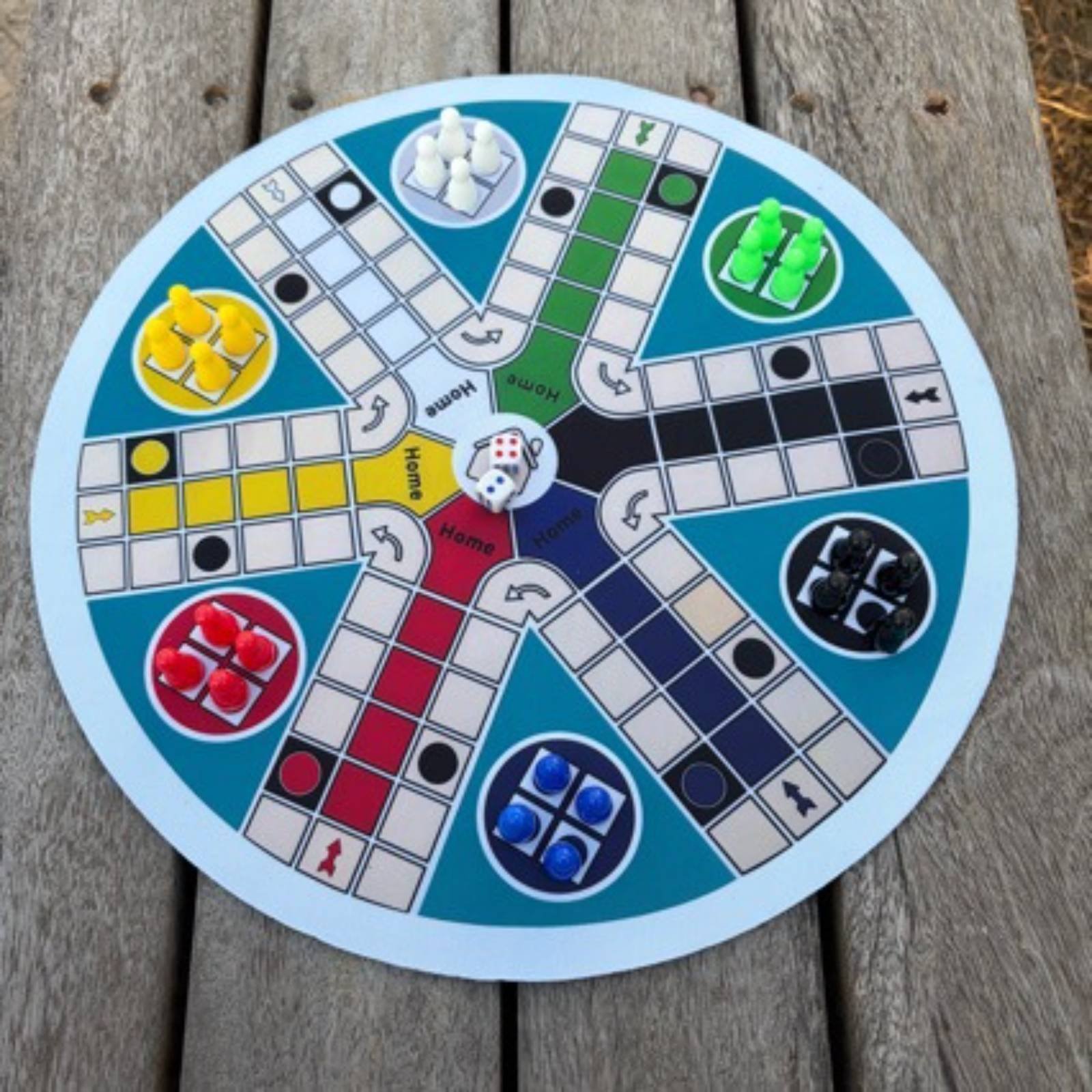 Ludo Game Set 6 Players Round  - огляд і ціна Board Game Ludo
