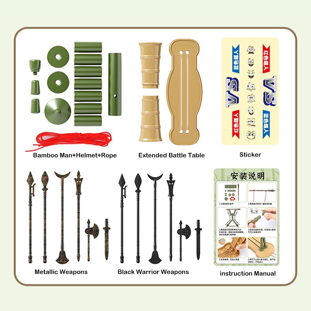 Two-player Battle Bamboo Man B - огляд і ціна Board Game China