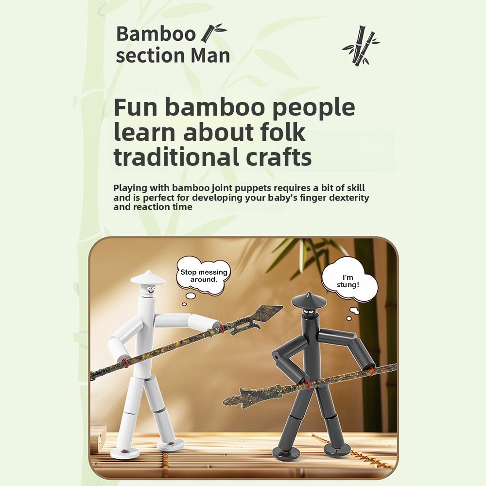 Two-player Battle Bamboo Man B - огляд і ціна Board Game China