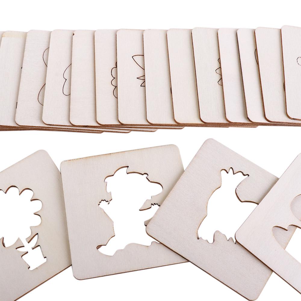 Game Drawing Stencils Kit Wood - огляд і ціна Board Game Template
