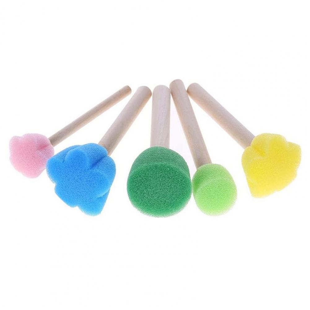 5Pcs/set Art Paint Sponge Stam - огляд і ціна Miniature Painting Set
