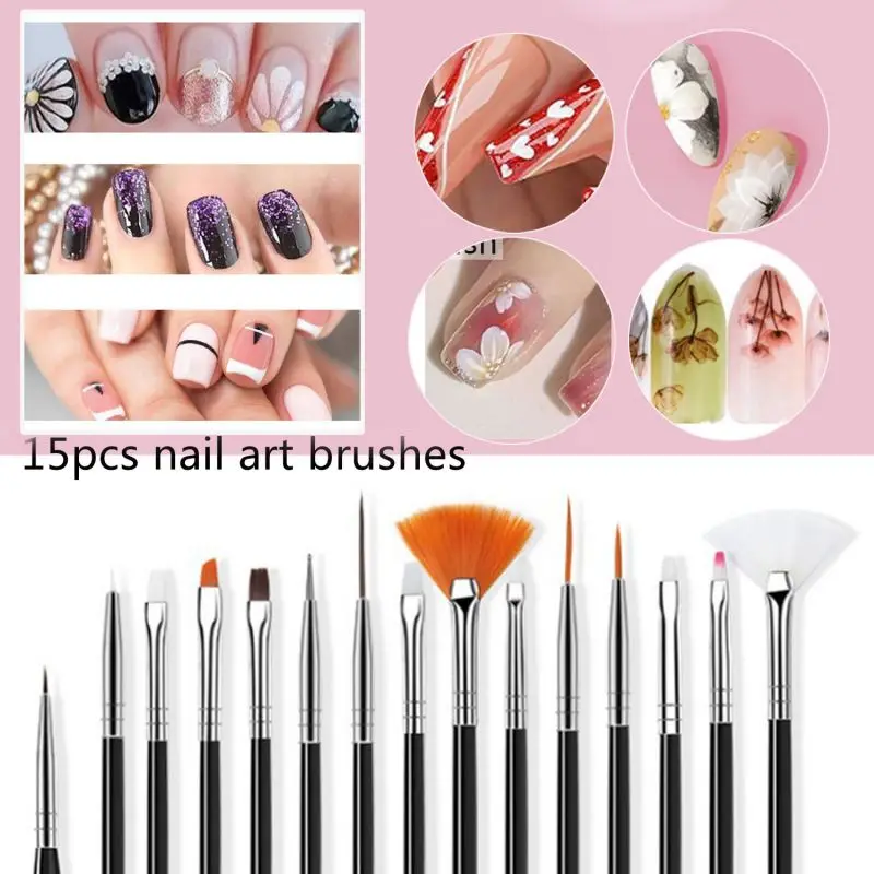 15pcs Fine Detail Paint Brush  - огляд і ціна Miniature Painting Set