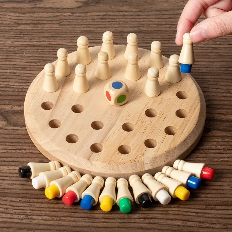 1PC Wooden Memory Match Stick  - огляд і ціна Board Game Word