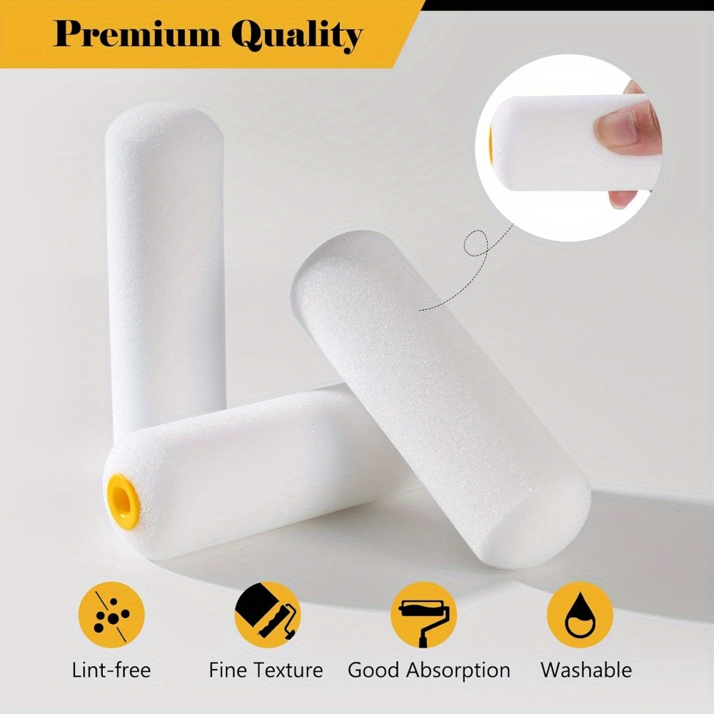 10 pcs Sponge Paint Roller Sma - огляд і ціна Miniature Painting Set