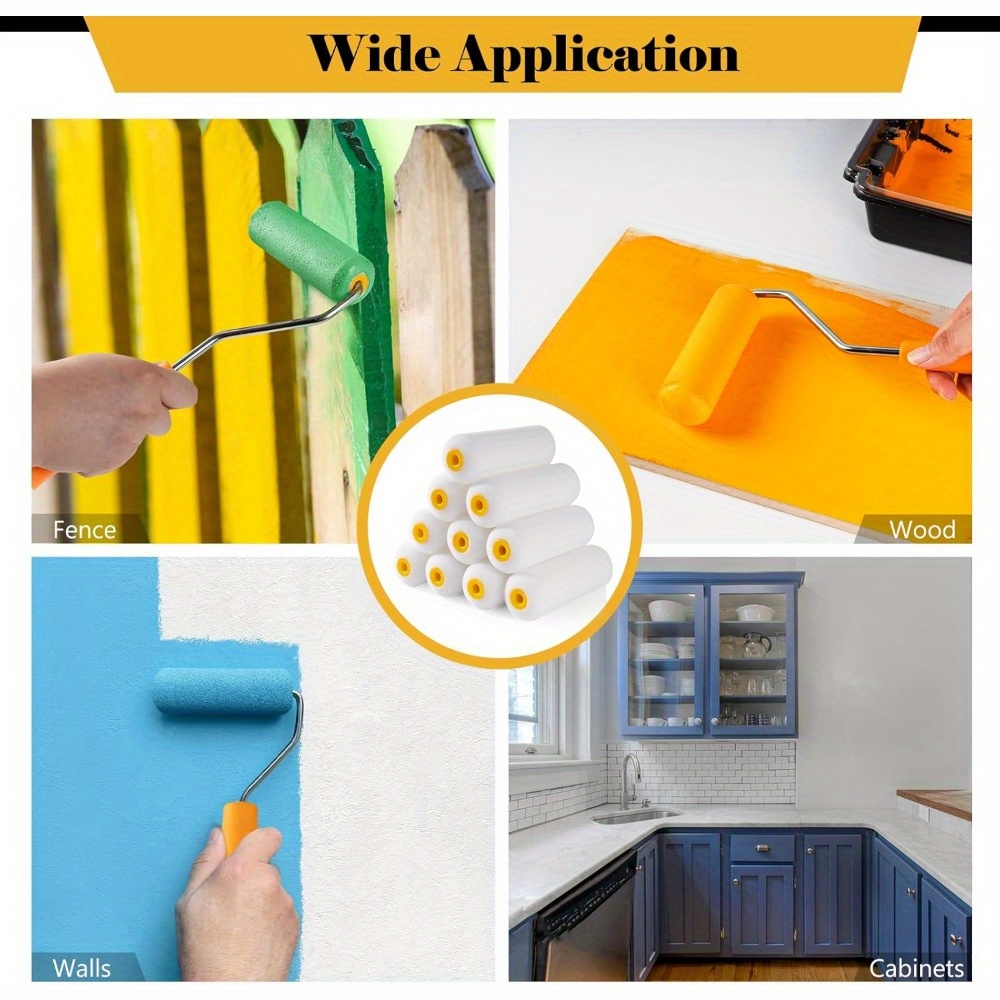 10 pcs Sponge Paint Roller Sma - огляд і ціна Miniature Painting Set
