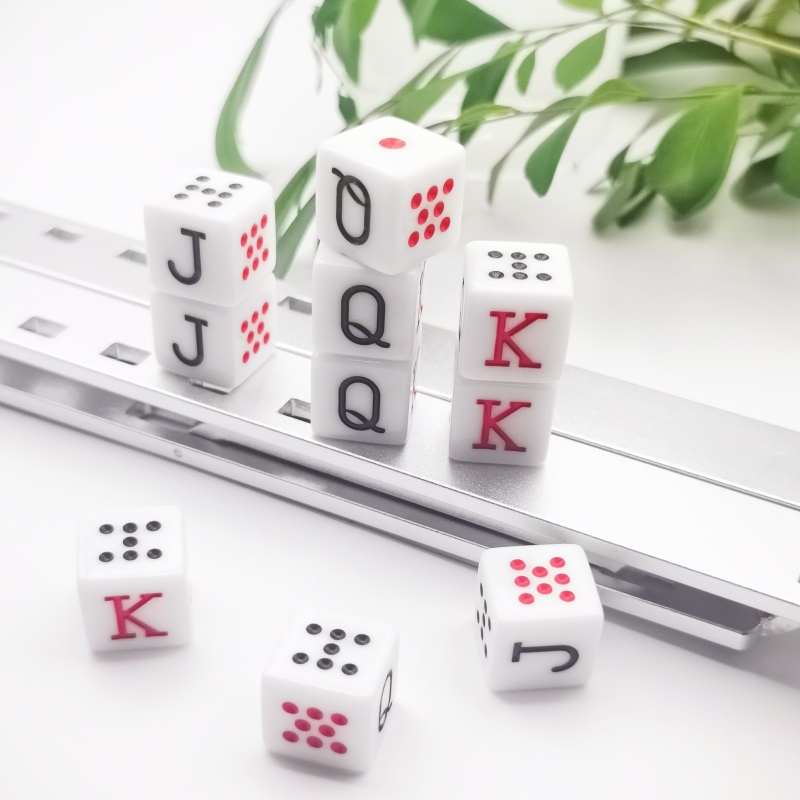 10Pcs/set 16mm Poker Dice Game - огляд і ціна Board Game Ludo