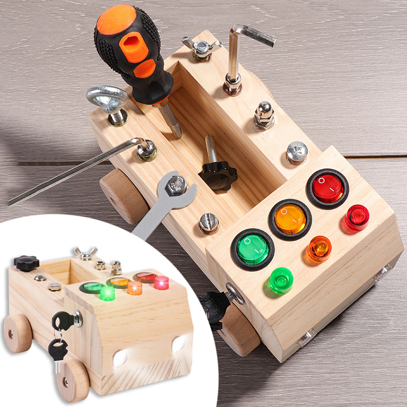 Wooden Montessori Busy Board S - огляд і ціна Board Game China