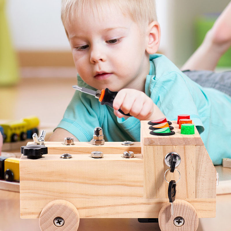 Wooden Montessori Busy Board S - огляд і ціна Board Game China
