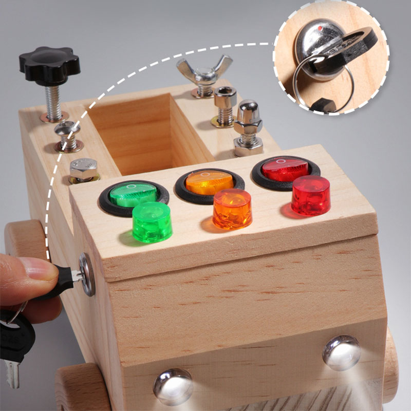 Wooden Montessori Busy Board S - огляд і ціна Board Game China