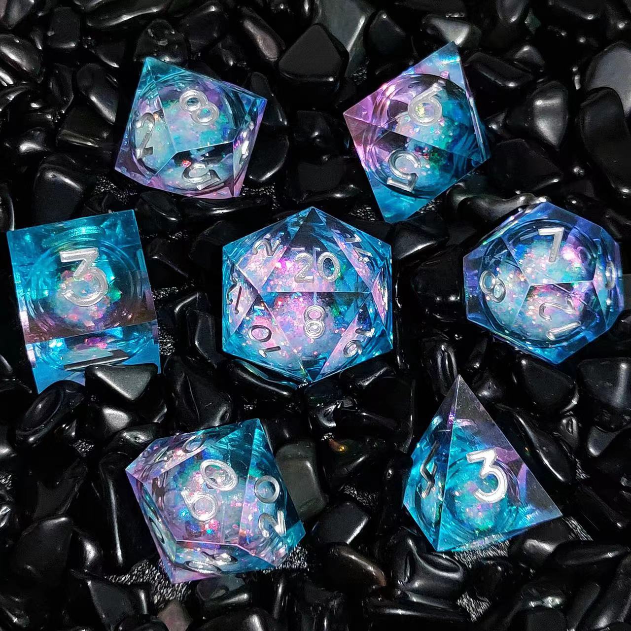 7pcs resin quicksand mixed col - огляд і ціна Board Game List