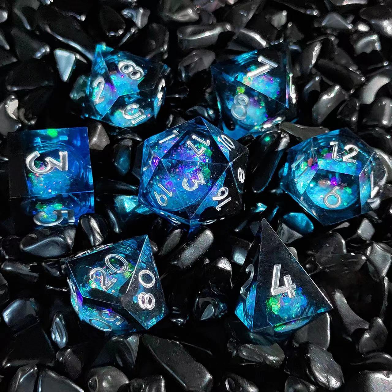 7pcs resin quicksand mixed col - огляд і ціна Board Game List