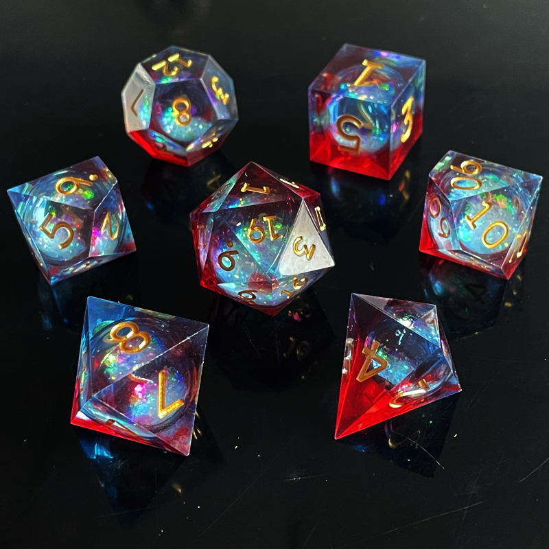 7pcs resin quicksand mixed col - огляд і ціна Board Game List