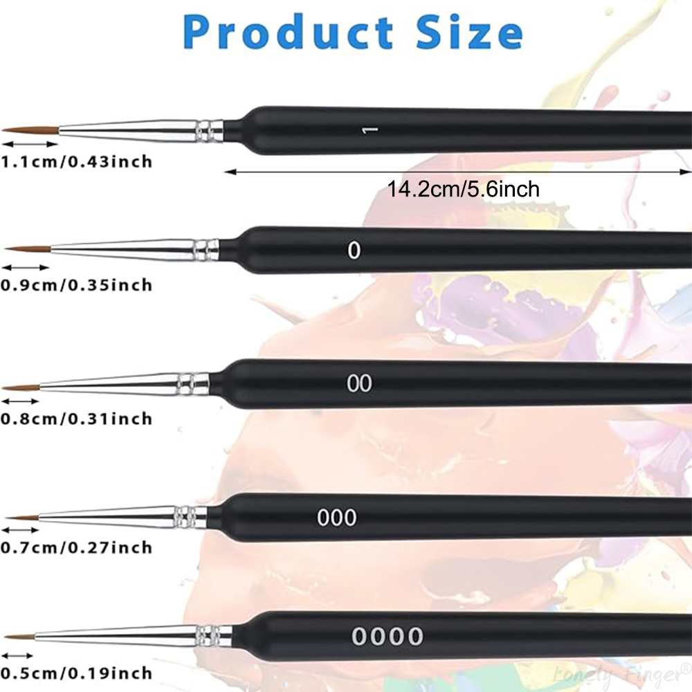 5/11Pcs Paint Brushes Set, Art - огляд і ціна Miniature Painting Set