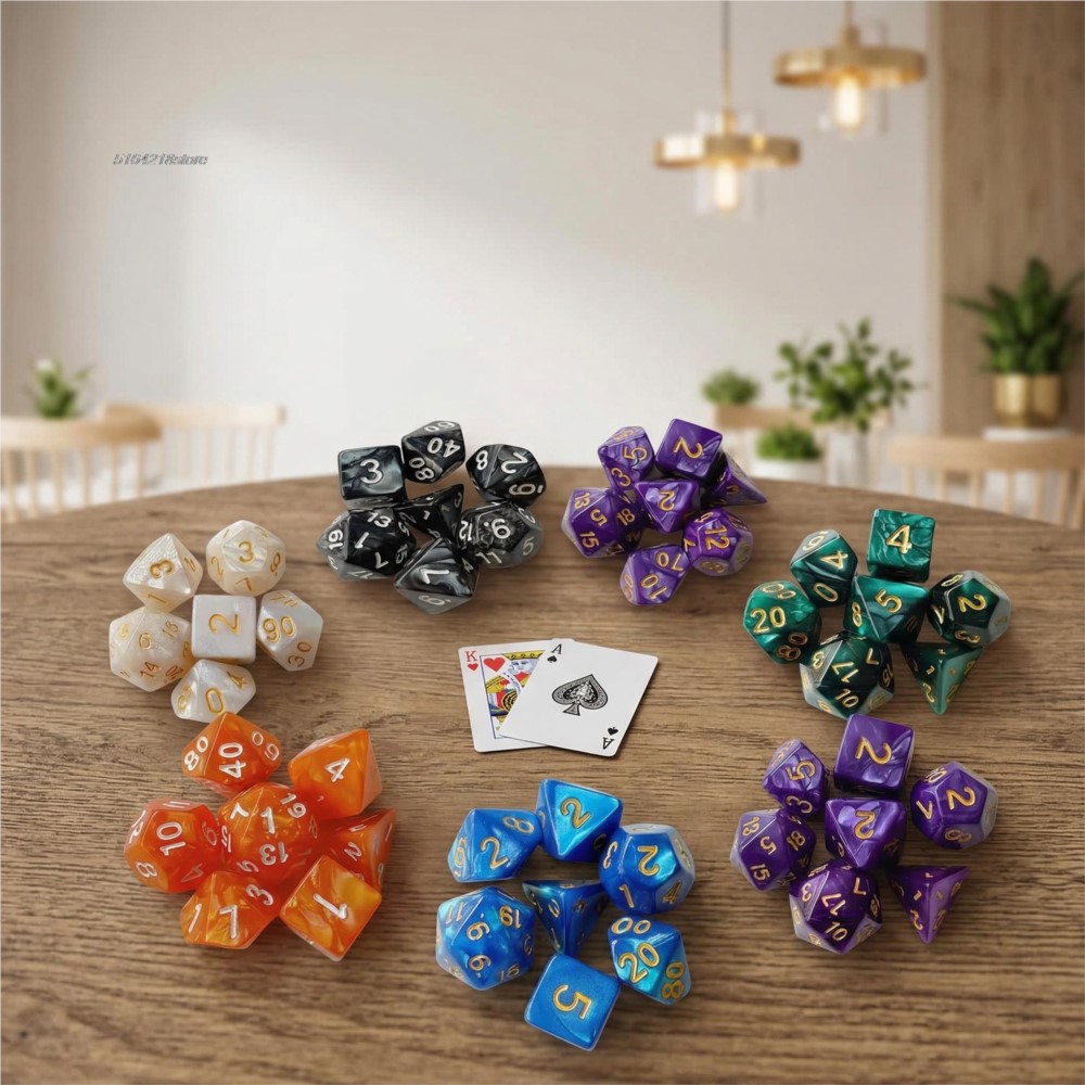 7pcs Set Dice Board Games Roll - огляд і ціна Board Game Impostor