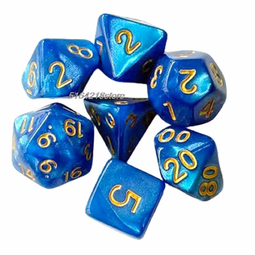 7pcs Set Dice Board Games Roll - огляд і ціна Board Game Impostor