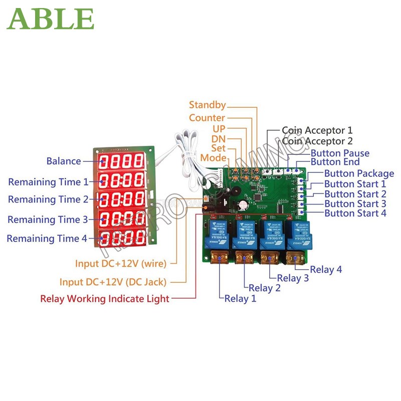 JY-215 Inbuilt Counter 4 Chann - огляд і ціна Board Game Impostor