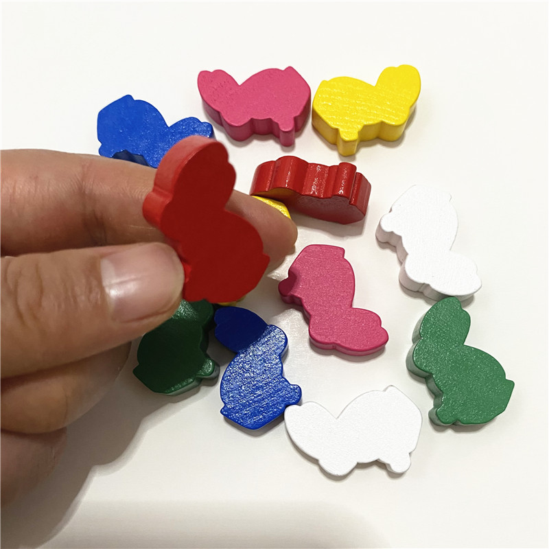 12Pcs/Set Wood Rabbit Chess Pi - огляд і ціна Board Game Quoridor