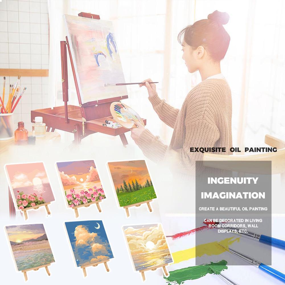 DIY Paint by Numbers Kit for A - огляд і ціна Miniature Painting Set