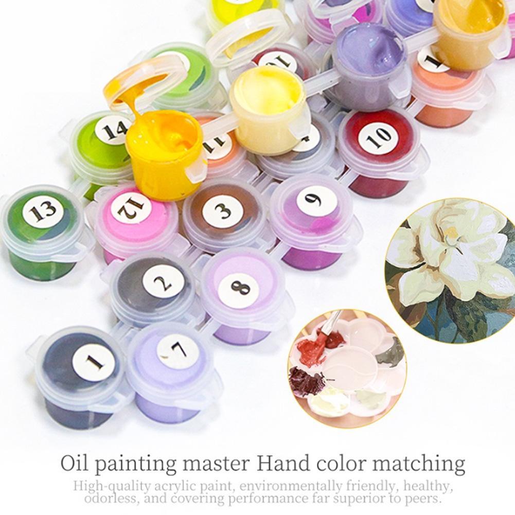 DIY Paint by Numbers Kit for A - огляд і ціна Miniature Painting Set