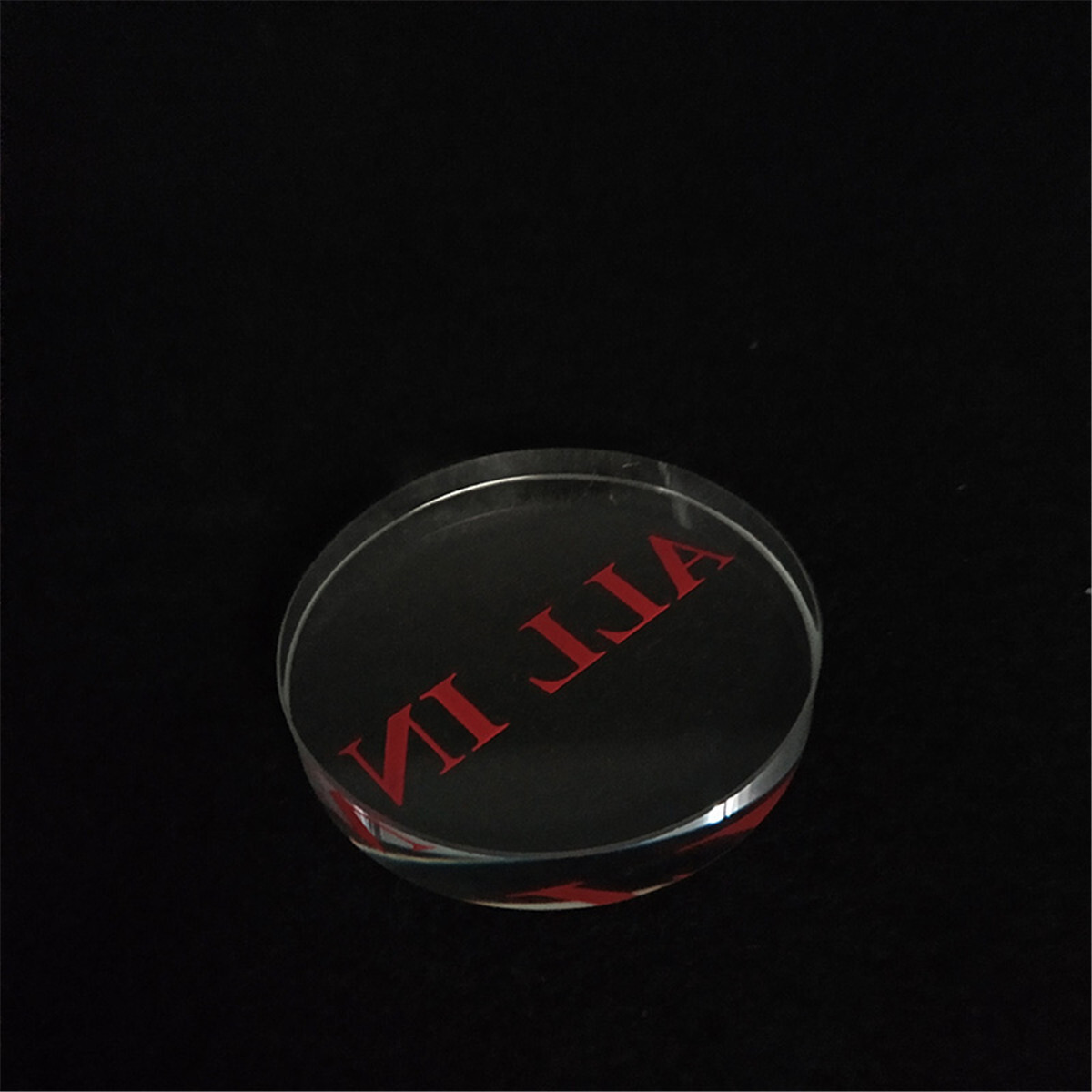 1 Pc Clear Red font Glass ALL  - огляд і ціна Board Game Font