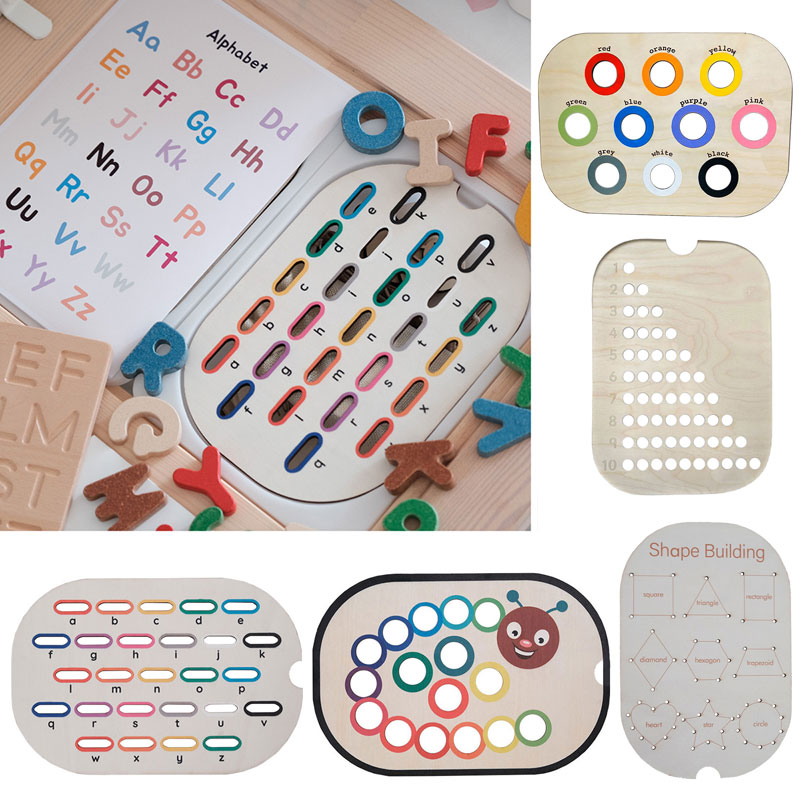 Children Montessori Games Fine - огляд і ціна Board Game China